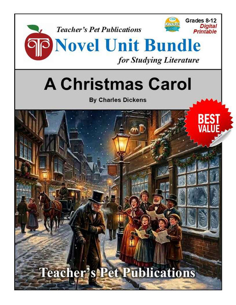 A Christmas Carol LitPlan Novel Study Unit Bundle