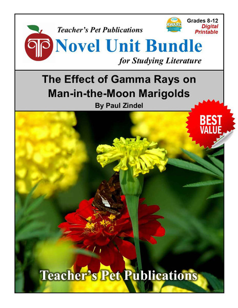 The Effect Of Gamma Rays LitPlan Novel Study Unit Bundle