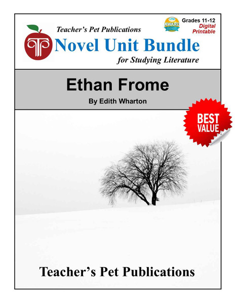 Ethan Frome LitPlan Novel Study Unit Bundle