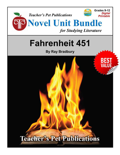 Fahrenheit 451 LitPlan Novel Study Unit Bundle 