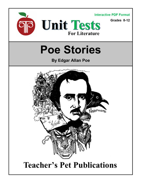 Edgar Allan Poe Stories And Poems Interactive PDF Unit Test