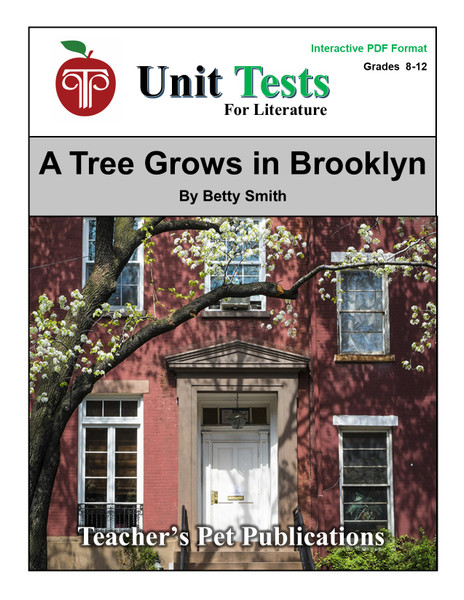 A Tree Grows In Brooklyn Interactive PDF Unit Test