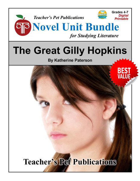 The Great Gilly Hopkins LitPlan Novel Study Unit Bundle