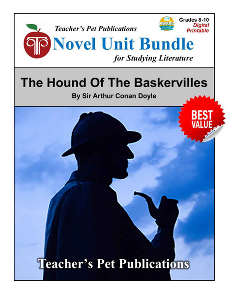 The Hound of the Baskervilles LitPlan Novel Study Unit Bundle