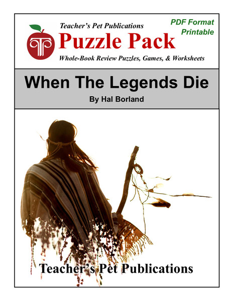 When the Legends Die Puzzle Pack Worksheets, Activities, Games