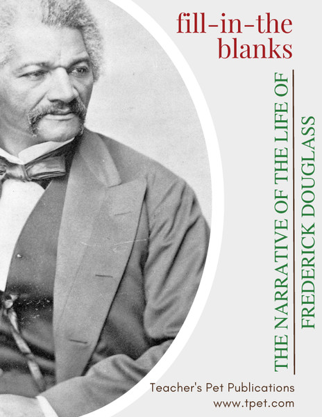 Narrative Of The Life Of Frederick Douglass Fill-In-The-Blanks Review Worksheet