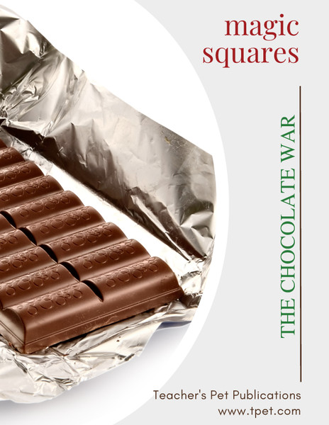 The Chocolate War Magic Squares Review Game Worksheet