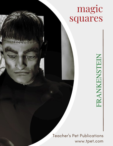Frankenstein Magic Squares Review Game Worksheet