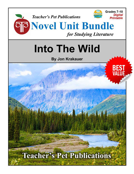 Into the Wild LitPlan Novel Study Unit Bundle