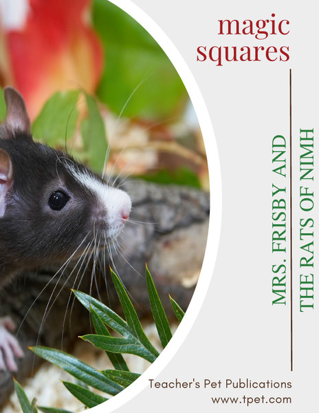 Mrs. Frisby And The Rats Of NIMH Magic Squares Review Game Worksheet