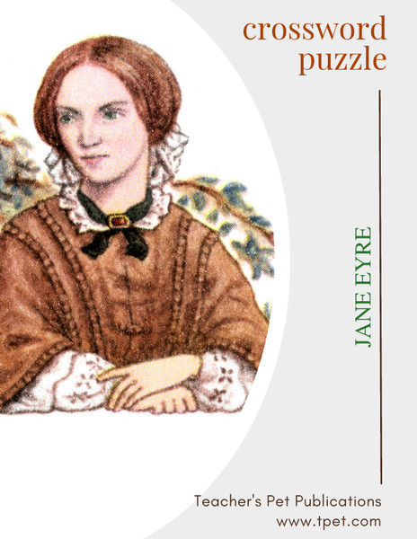 Jane Eyre Crossword Puzzle Review Worksheet