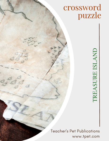 Treasure Island Crossword Puzzle Review Worksheet