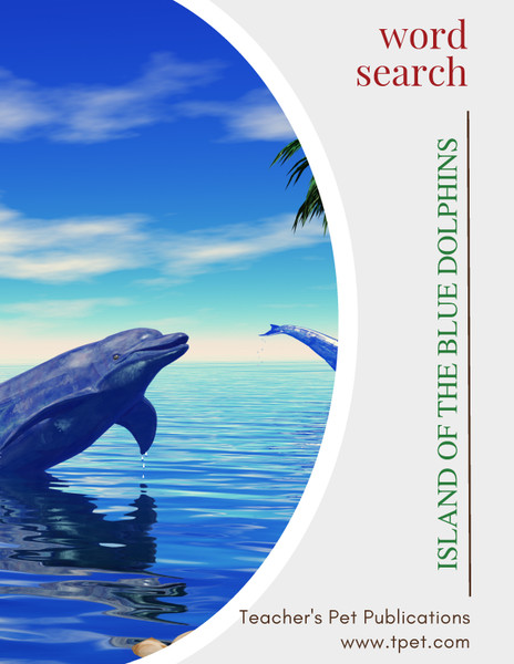 Island Of The Blue Dolphins Word Search Review Worksheet