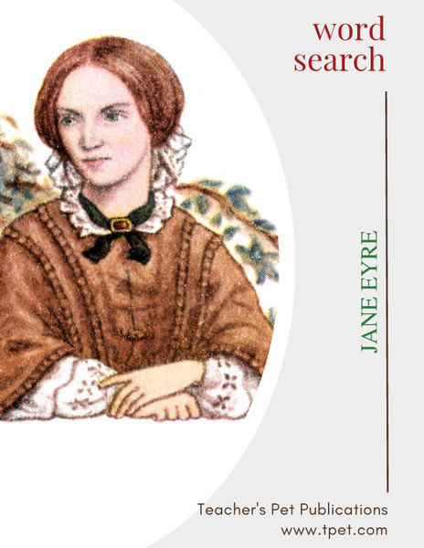 Jane Eyre Word Search Review Worksheet