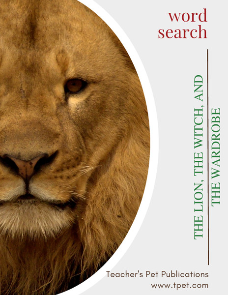 The Lion The Witch And The Wardrobe Word Search Review Worksheet