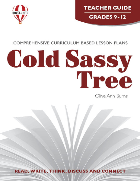 Cold Sassy Tree Novel Unit Teacher Guide