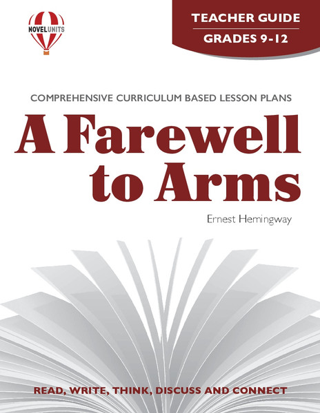 A Farewell To Arms Novel Unit Teacher Guide