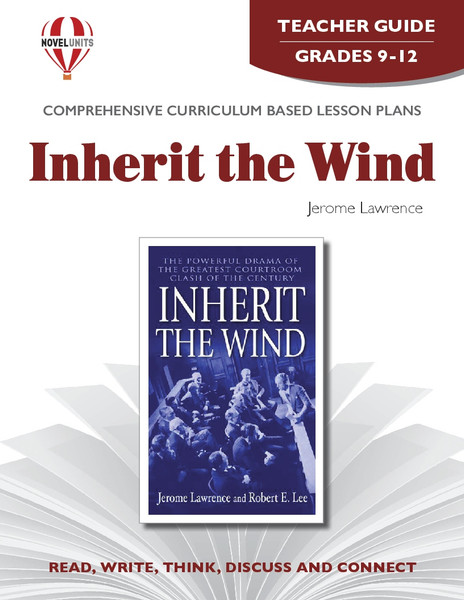 Inherit The Wind Novel Unit Teacher Guide