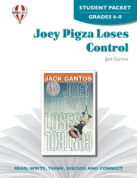 Joey Pigza Loses Control Novel Unit Student Packet