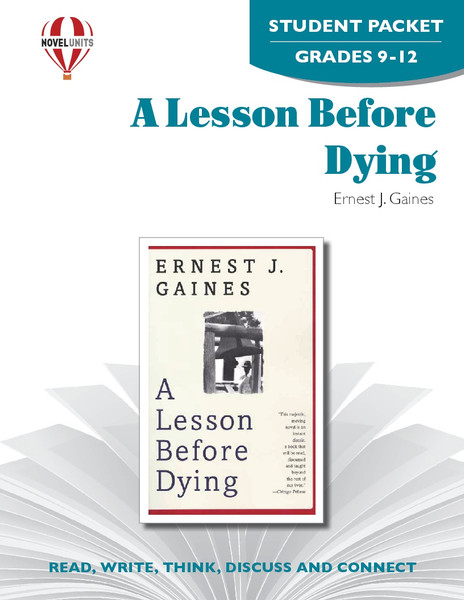 A Lesson Before Dying Novel Unit Student Packet