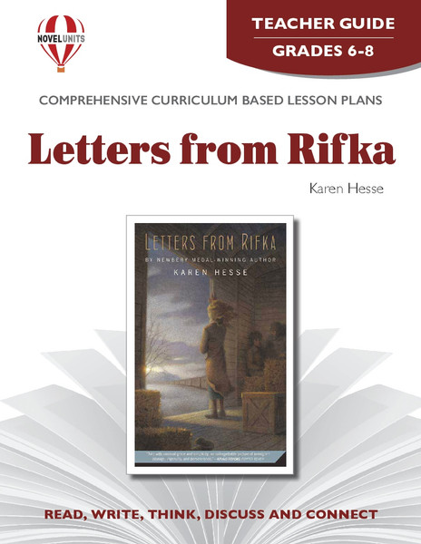 Letters From Rifka Novel Unit Teacher Guide