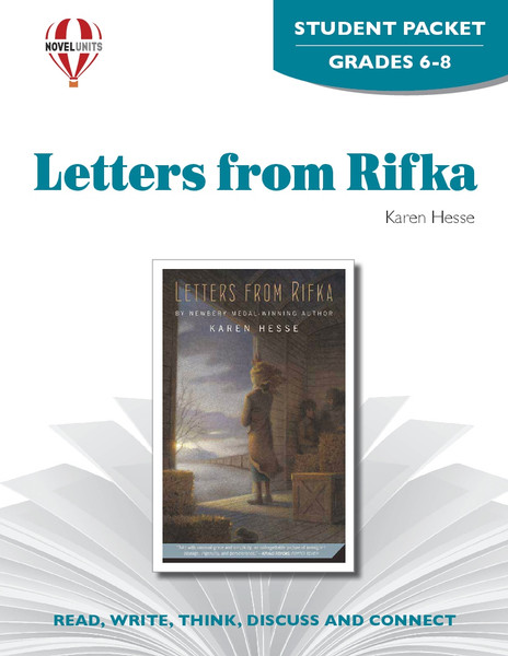 Letters From Rifka Novel Unit Student Packet