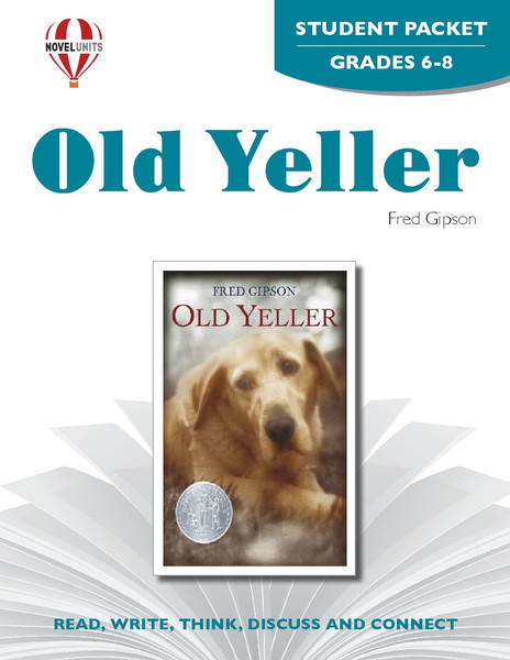 Old Yeller Novel Unit Student Packet