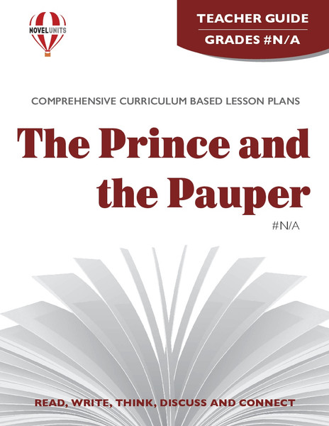 The Prince And The Pauper Novel Unit Teacher Guide