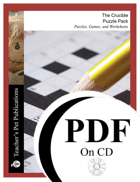 The Crucible Puzzle Pack Activities Worksheets Games