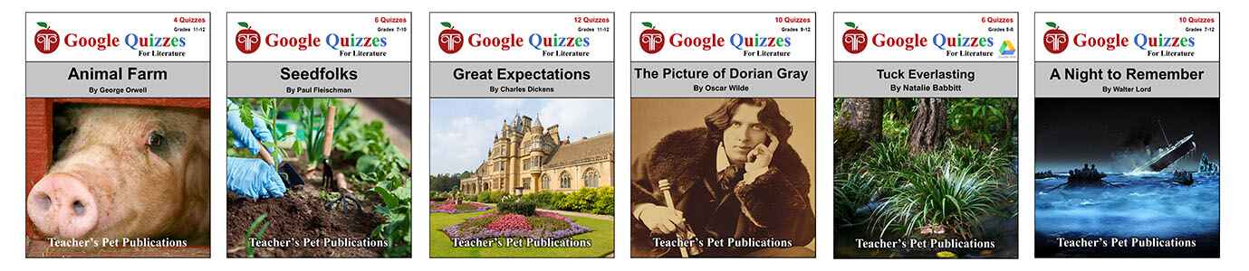Google Forms Quizzes For Literature