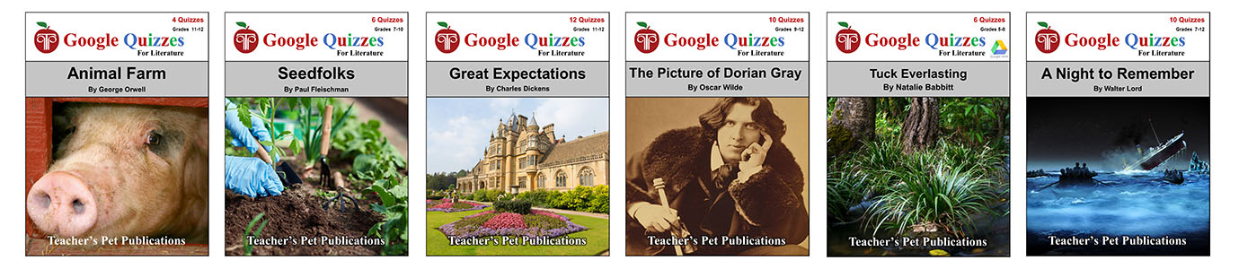 Google Quizzes For Literature