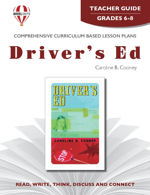 Driver's Ed Novel Unit Teacher Guides, Lesson Plans, Activities