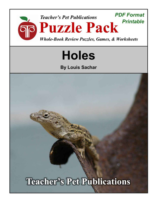 Teaching Ideas for Holes by Louis Sachar - Book Units Teacher