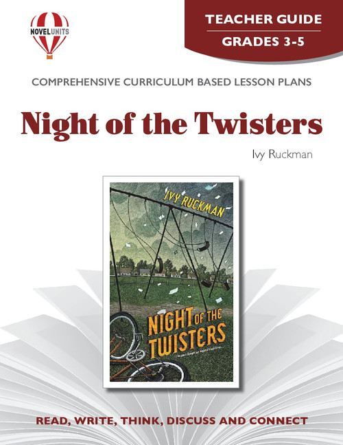 Night Of The Twisters Novel Unit Teacher Guides Lesson Plans Activities
