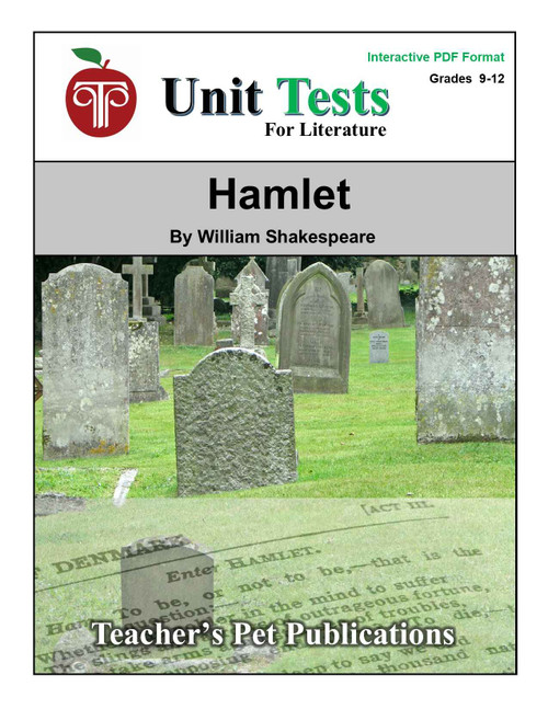 Hamlet Unit Test Interactive PDF Google Classroom
