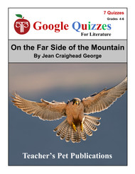 On the Far Side of the Mountain Google Forms Quizzes