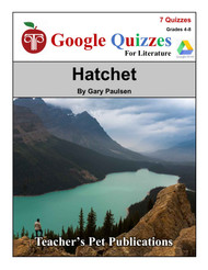 Hatchet Google Forms Quizzes