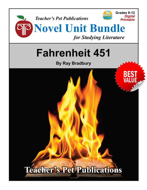 Fahrenheit 451 LitPlan Novel Study Unit Bundle