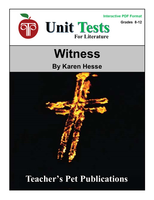 Witness Test Patterns Witness Unit Test Interactive PDF Google Classroom