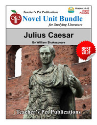 Julius Caesar LitPlan Novel Study Unit Bundle 