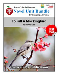 To Kill a Mockingbird LitPlan Novel Study Unit Bundle