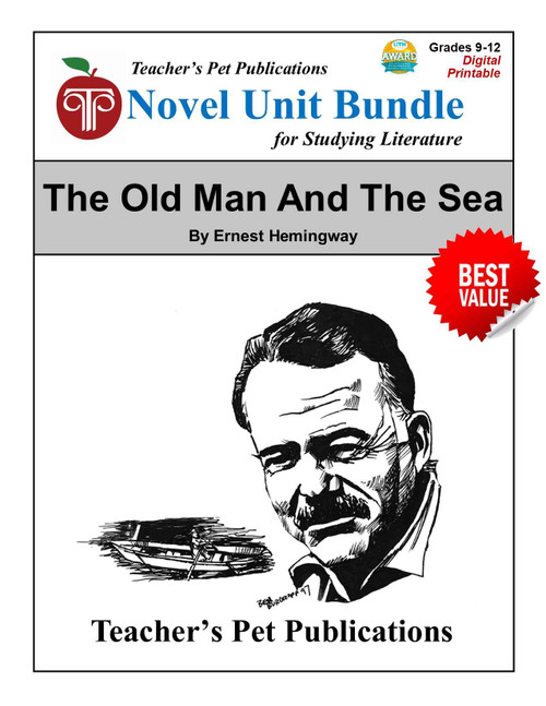 The Old Man and the Sea LitPlan Novel Study Unit Bundle