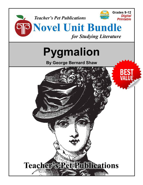 Pygmalion LitPlan Novel Study Unit Bundle