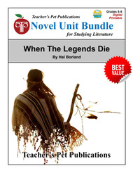 When the Legends Die LitPlan Novel Study Unit Bundle
