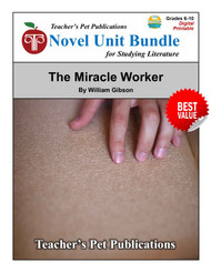 The Miracle Worker Play LitPlan Novel Study Unit Bundle