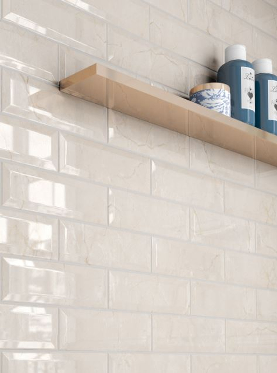 Using Bevel Subway Tiles In Kitchen And Bathrooms BELK Tile   Bevel Ceramic Subway Tile Bathrooms 