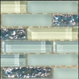 Bella Glass Tiles Bella Glass Tiles Jewel Series J-604 Aqua Marine Close Up