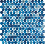 Onix Mosaico Hearth Palace Penny Round Saona HP1PRS