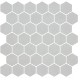 Onix Mosaico Hearth Palace Hexagon Stone Glass Gainsboro HP2HSGG