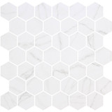 Onix Mosaico Hearth Palace hexagon matte venato white HP2HMVW Onix Mosaico Hearth Palace hexagon matte venato white HP2HMVW